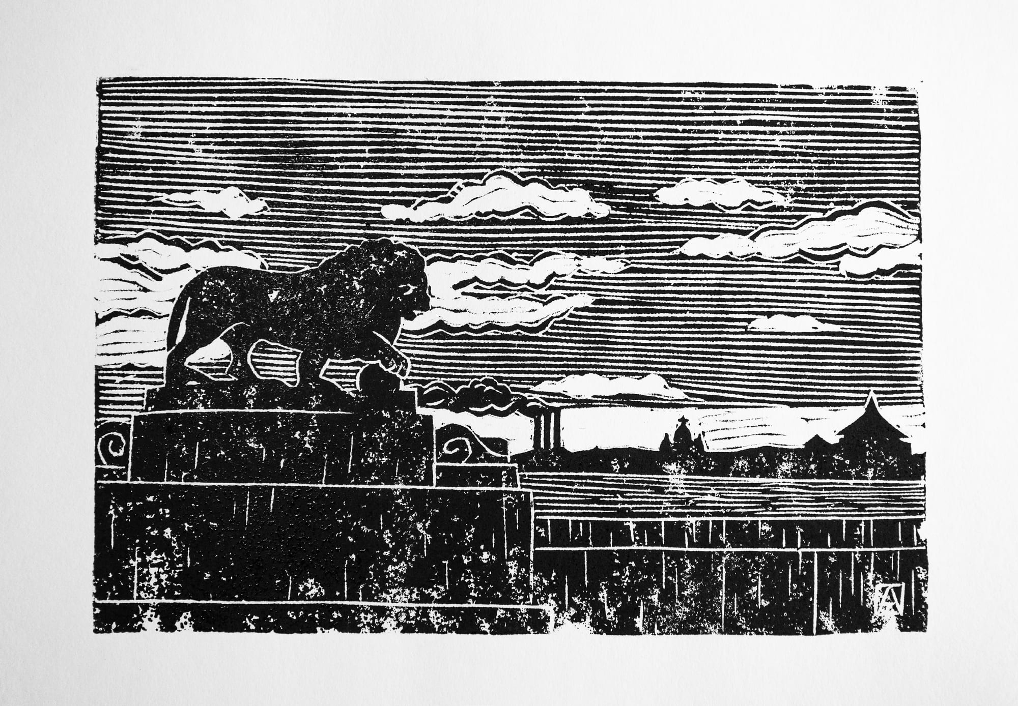 Питерские зарисовки. Дворцовый лев — Орехова анна Андреевна, Краснодар